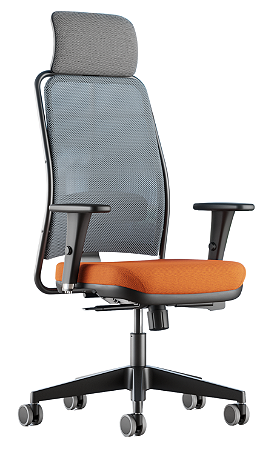 Cadeira NewNet (Base Nylon e Braço SL)