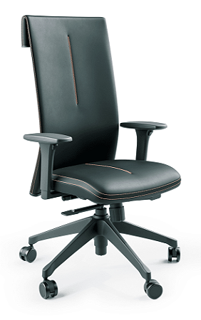 Cadeira Leef (Base Nylon e Braço 4D)