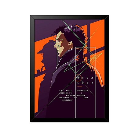 Quadro Poster Sherlock