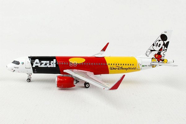 Miniatura Avião - Airbus A320 Neo Mickey - Azul - 1:400 - Phoenix
