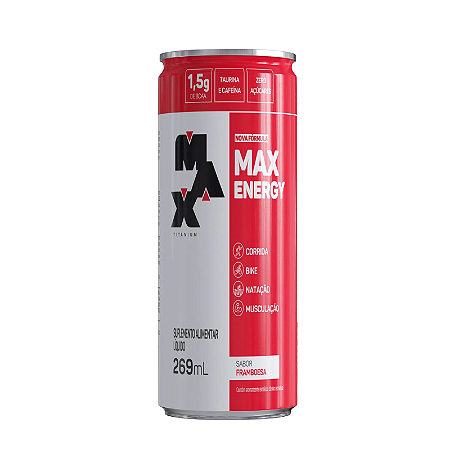 Max Energy Lata 269 Ml Max Titanium