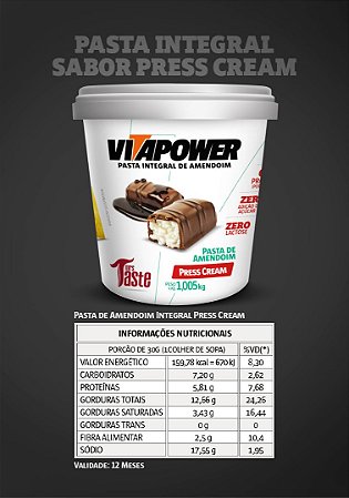 Pasta de Amendoim - (450g) - Vitapower - Vita Power