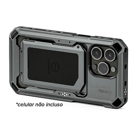 Tilta Khronos Case para iPhone 15 Pro Max (Cinza Espacial)