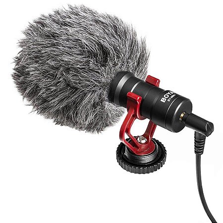 BOYA BY-MM1 Microfone Condensador Mini Cardióide