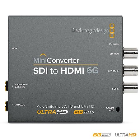 Blackmagic Mini Conversor SDI para HDMI 6G
