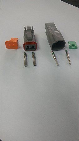 kit Conector Elétrico Deutsch  2 vias