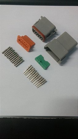 kit Conector Elétrico Deutsch 12 vias
