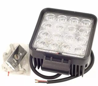 Farol auxiliar 16 Led 48 w  Quadrado