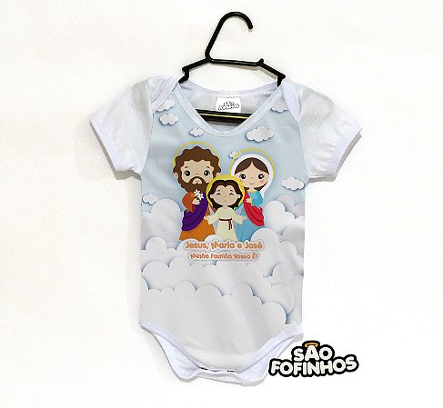 Body para Bebê Sagrada Família