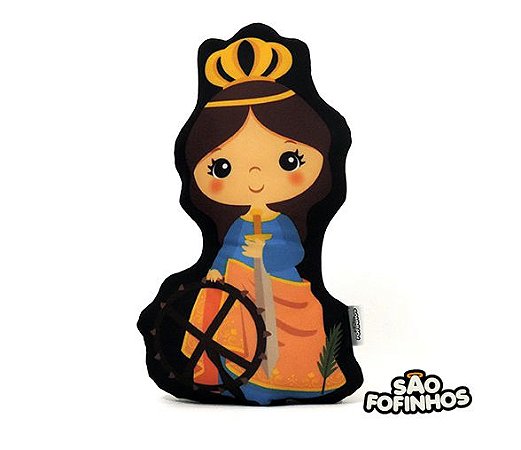 Almofada Boneco Santa Catarina de Alexandria