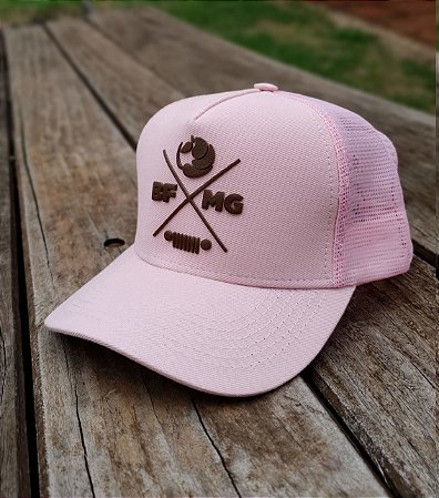 Boné Trucker Rosa