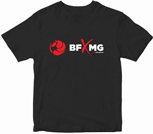 Camiseta BFMGCLUB Tradicional Preta Masculina