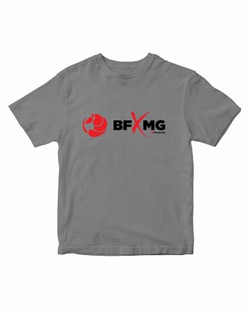 Camiseta BFMGCLUB Tradicional Cinza Masculina