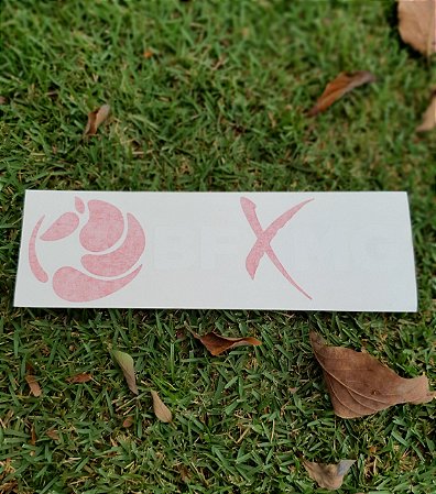 Adesivo BFMGCLUB Logo Pequeno 19x5,5 cm- Branco
