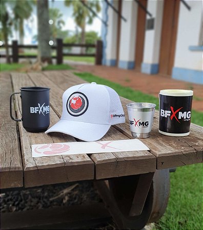 Kit Alumínio com Boné Branco Lifestyle