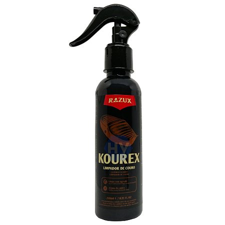 Limpador de couro para banco de moto kourex spray 240ml - razux