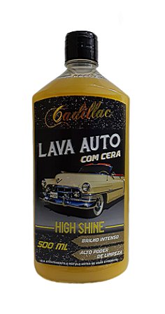 Shampoo com cera lava auto high shine - 500ml