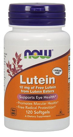 Luteina 10 mg - 120 Softgels - Now Foods