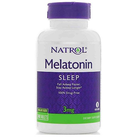Comprar Melatonina 3 mg - Natrol 240 tablets