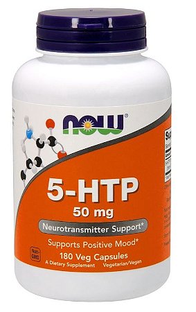 5-HTP 50 mg - Now Foods - 180 cápsulas