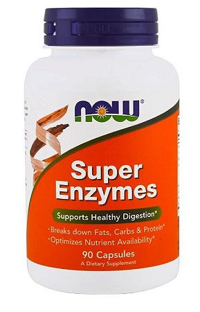 Super Enzimas - Now Foods - 90 cápsulas