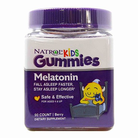Melatonina em gomas Kids 1 mg - Natrol - 90 Gomas