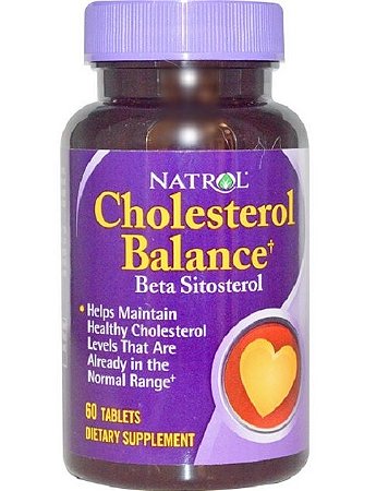 Cholesterol Bal(Eq Colesterol) ,Beta Sitosterol-60 Tab Natrol-VALIDADE 06.20