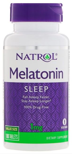 Melatonina 1mg - Natrol - 180 comprimidos