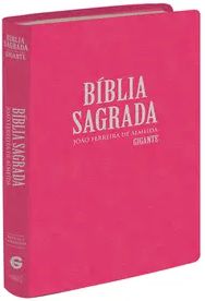 Bíblia Sagrada - Letra Gigante - Semi Luxo - Pink (Almeida Revista e Corrigida)
