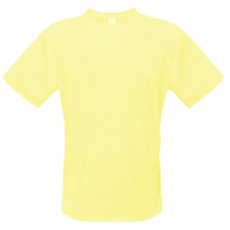Camiseta amarelo claro 100% poliéster do p ao gg3 - Império Da Sublimação
