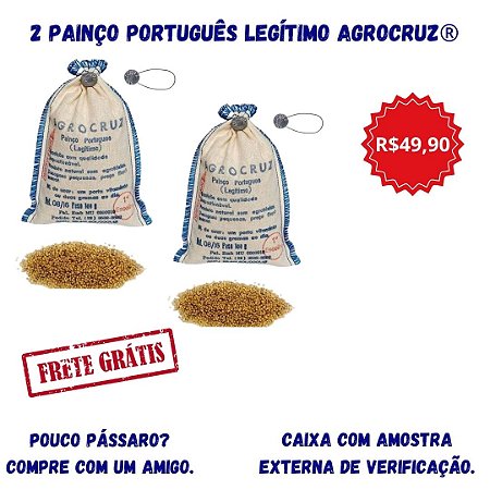 2 Painços Português para esquentar pássaros