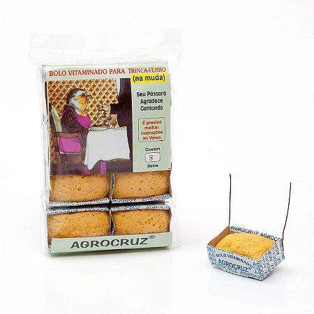 Bolo Vitaminado para Trinca Ferro (Na Muda) - Agrocruz®