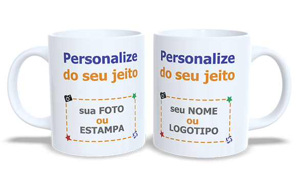 Caneca para Personalizar do seu jeito