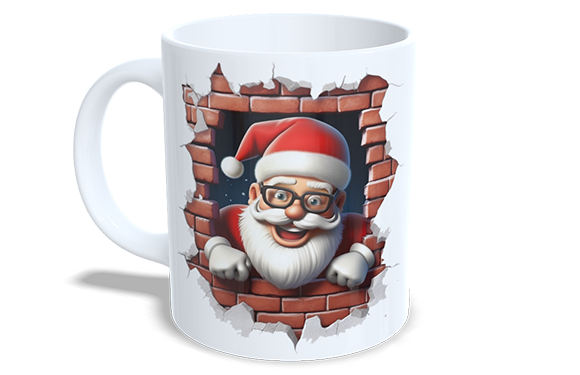 Papai Noel na Janela