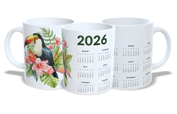 Calendário 2026 - Tucano