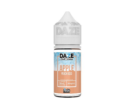 Liquido Nicsalt - ICED Peach - Red's Apple E-Juice - 7 DAZE SALT - 30mL
