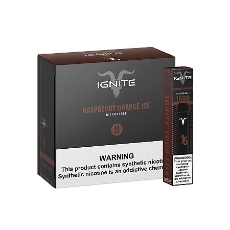 Pod Descartável – Raspberry Orange Ice – V15 – 1500 Puff – Ignite