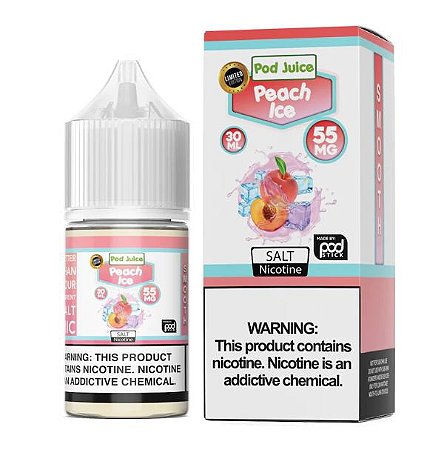 Peach Ice - Pod Juice Salt - 30ML