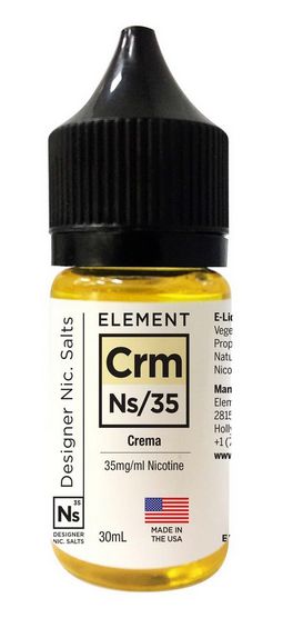 Líquido NicSalt Crema - Element - 30ml
