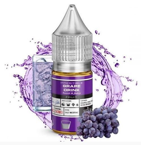 Líquido Nicotine Salt - GLAS BSX Salt - Grape Drink - 30ml