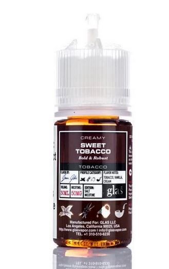 Líquido Nicotine Salt - GLAS BSX Salt - Sweet Tobacco - 30ml