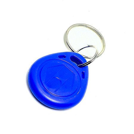 Chaveiro Tag Azul Para Controle Acesso Portaria