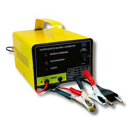 Carregador De Bateria Flutuante 12 V 10A Ideal Carro Moto