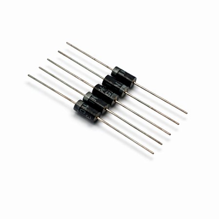 Diodo Retificador 1N5404 3A Eletrônico Kit 10 Unidades