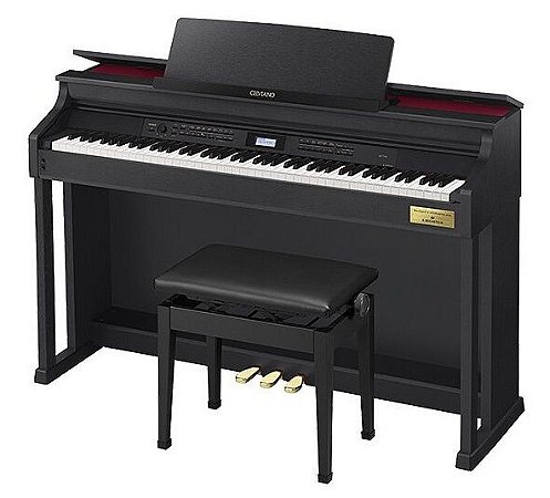 Piano Casio AP710 | Celviano Lendário AP 710 C. Bechstein | Expressão inigualável!
