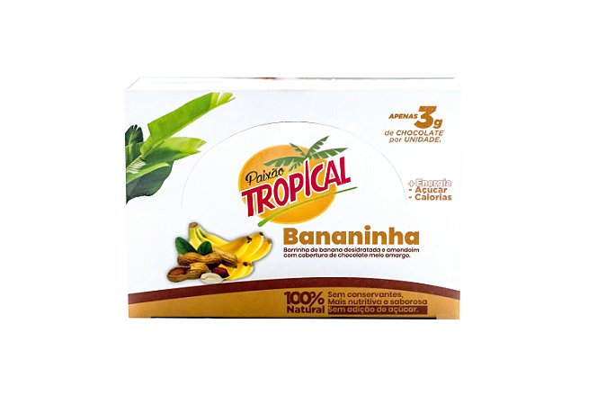 Bananinha - Amendoim 20 unidades