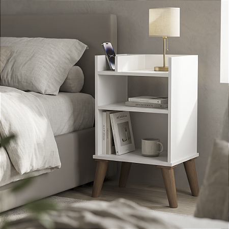 Mesa de Cabeceira Verona Elegante Modernos e Minimalistas para Quartos