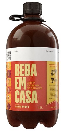 Chopp no Growler Seresta Ciumenta Weiss Malte Defumado e Hortelã - 1,5 litro