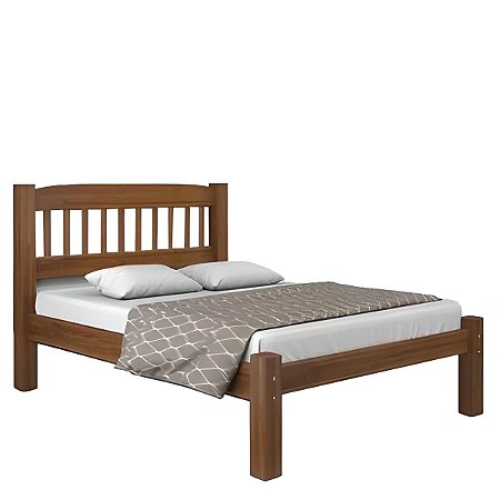 Cama de Casal em Madeira Maciça Super Resistente