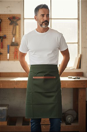 Avental de Cintura Jeans Masculino/Feminino – Ideal para Cozinha e Atendimento